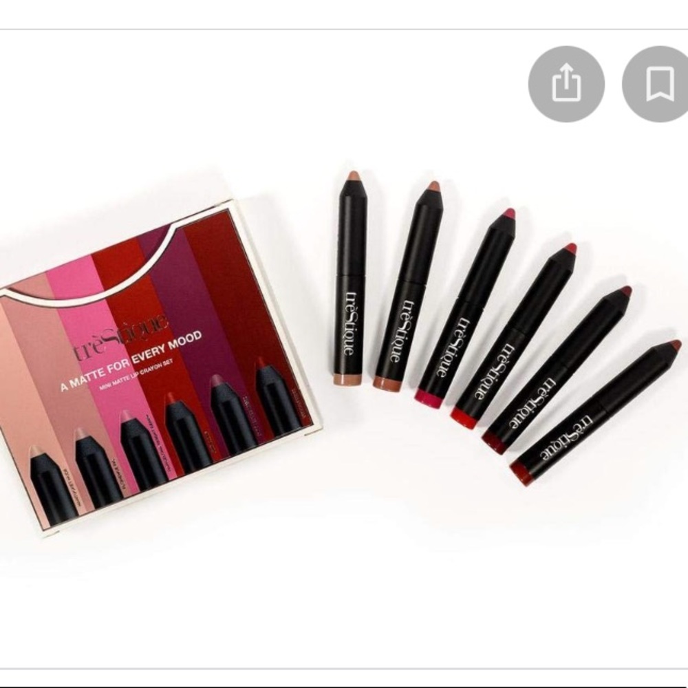 treStiQue- A MATTE FOR ANY MOOD- Mini Matte Lip Crayon Set-BNIB